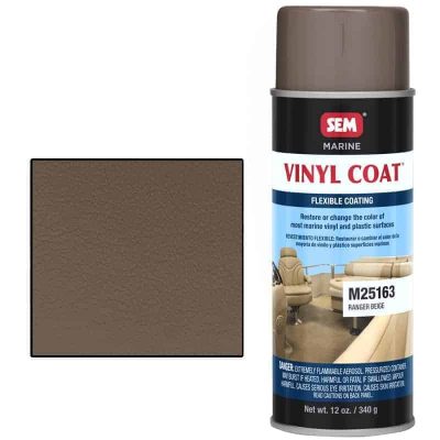 SEM Marine Vinyl Coat Ranger Beige Flexible Coating 25163