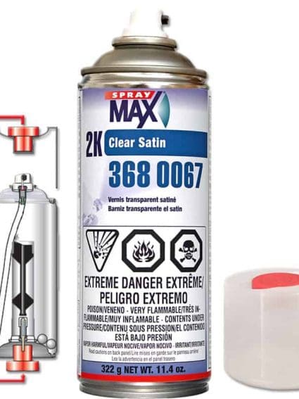 SprayMax Clear Satin 2K Areosol 3680067
