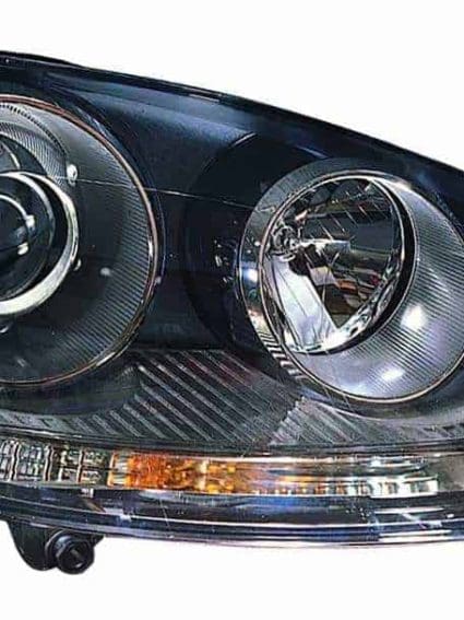 VW2503133 Passenger Side Headlight Lens and Housing