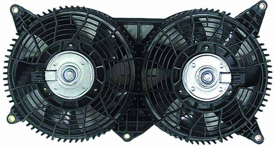 GM3120101 Cooling System Fan Dual Radiator & Condenser Assembly