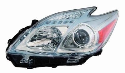 TO2518122C Driver Side Headlight Lens and Housing