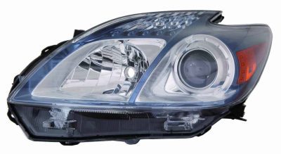 TO2518136C Driver Side Headlight Lens and Housing