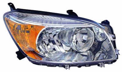 TO2519106C Passenger Side Headlight Lens and Housing