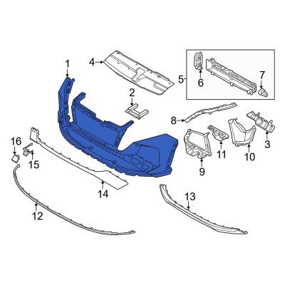 HY1000260 Front Bumper Cover
