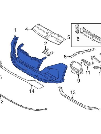 HY1000260 Front Bumper Cover