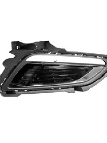 HY1039152 Passenger Side Front Bumper Fog Light Bezel