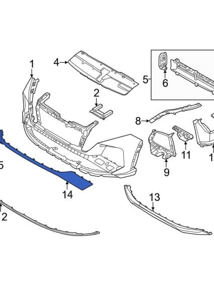 HY1044135 Front Bumper Cover Molding