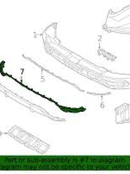 HY1144117C Rear Center Bumper Cover Molding