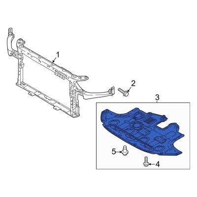 HY1228221 Frontward Undercar Shield