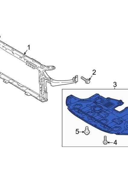 HY1228221 Frontward Undercar Shield