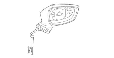 HY1320333 Driver Side Power Mirror