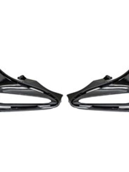 TO1037104 Driver or Passenger Side Fog Light Bezel Set