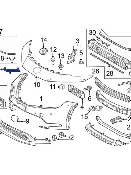 TO1038264 Driver Side Fog Light Cover