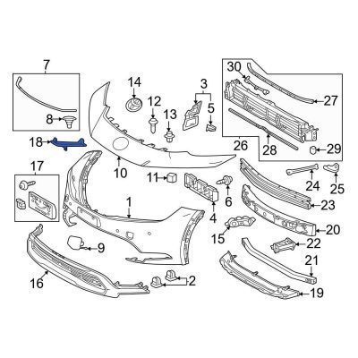 TO1039264 Passenger Side Fog Light Cover