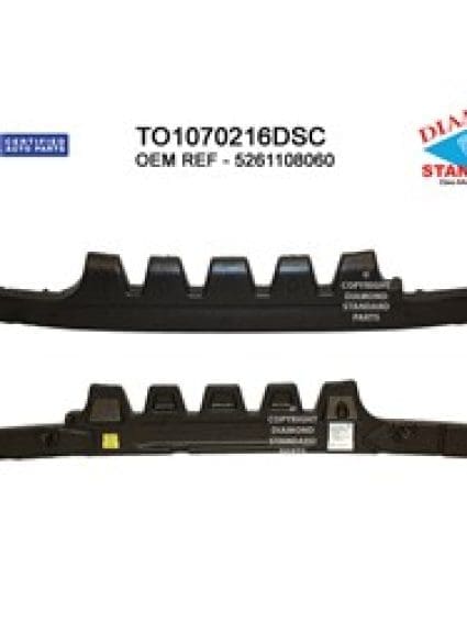 TO1070216DSC Front Bumper Impact Abosorber