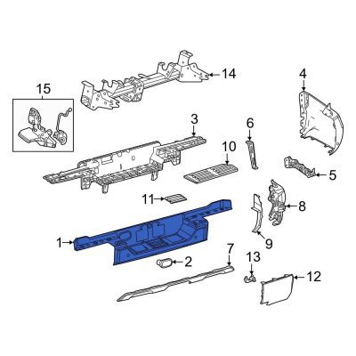 TO1191110 Rear Bumper Step Pad