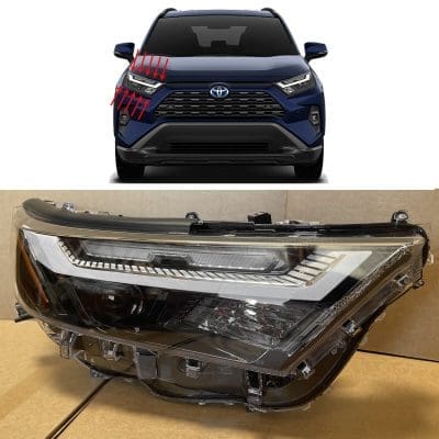 TO2503314C Front Light Headlight Assembly Passenger Side
