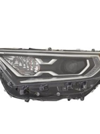 TO2518202C Driver Side Headlight Lens and Housing