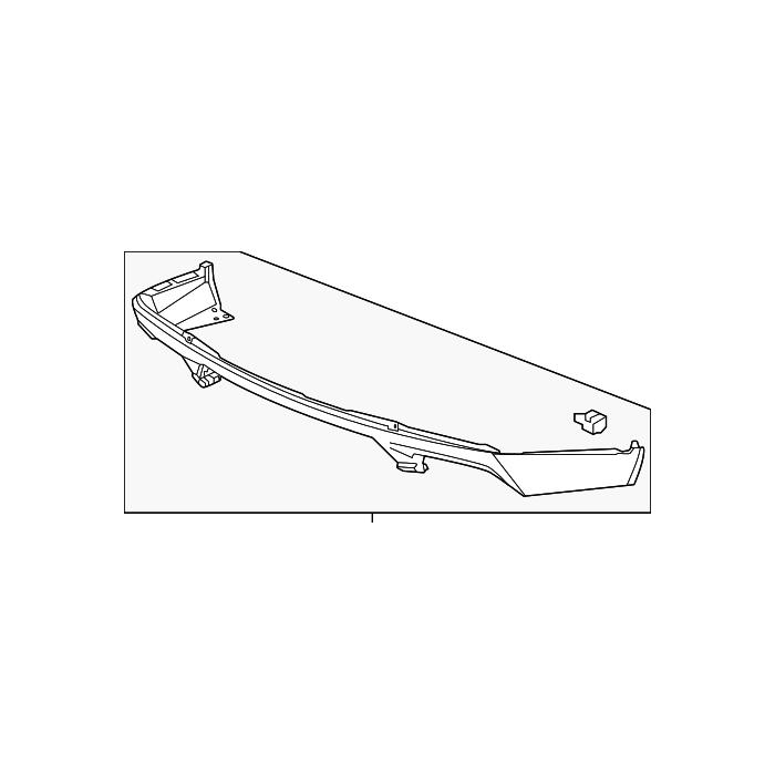 AC1195104C Rear Lower Bumper Cover