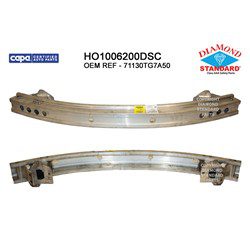 HO1006200C Front Bumper Impact Bar