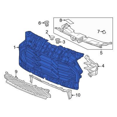 HO1200263 Front Upper Grille