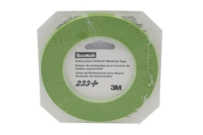 3M Scotch Performance Masking Tape 233+, 26344, 1/4 in x 180 ft (6 mm x 55 m)