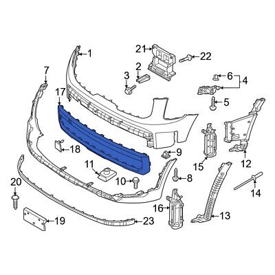 KI1044115 Front Bumper Cover Skid Plate