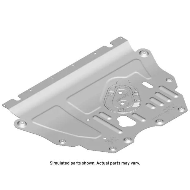 GM1228199 Front Bumper Under Car Shield